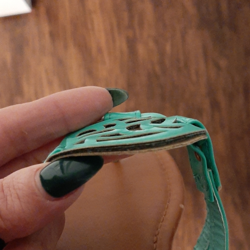 Seafoam Green Carolina Bay Flip Flops - Picture 4 of 5